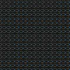 Καλύμματα Καθισμάτων Dots-1, χωρίς επανατυλικτήρα ζώνης - Μαύρο / Μπλε