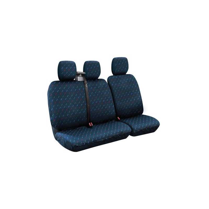 Καλύμματα Καθισμάτων Dido-2, με επανατυλικτήρα ζώνης - Μπλε