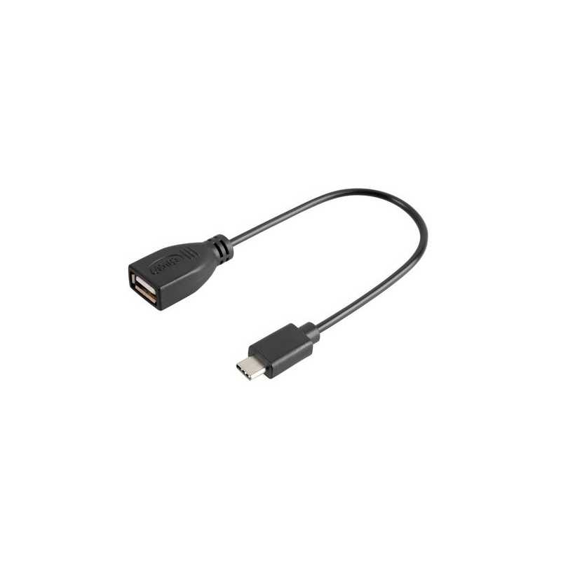 ΚΑΛΩΔΙΟ ΑΝΤΑΠΤΟΡΑΣ ΣΥΝΔΕΣΗΣ USB/USB TYPE-C (20 cm)