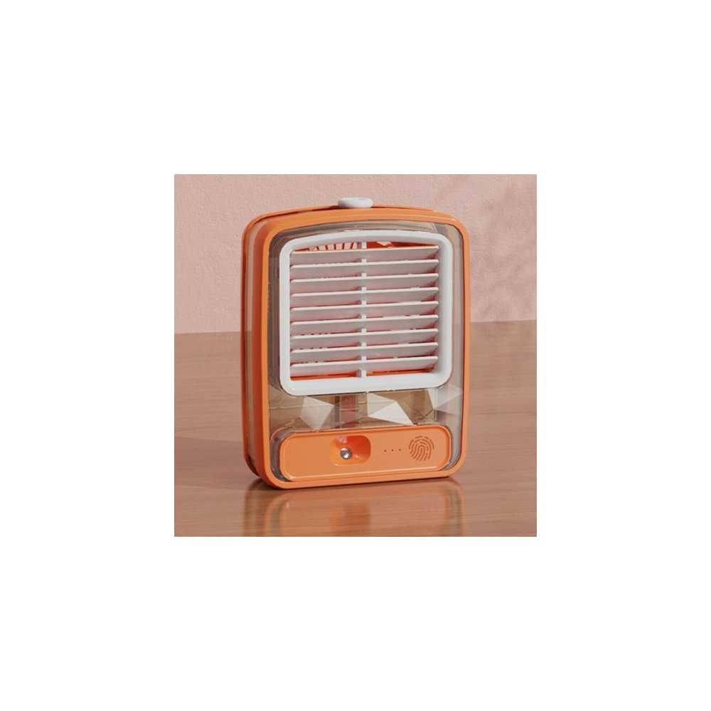 Φορητό Mini Air Cooler – Κλιματιστικό – Υγραντήρας USB με 3 Ταχύτητες FH-168 Πορτοκαλί