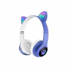 Ασύρματα/Ενσύρματα Παιδικά Ακουστικά Bluetoth – FM – AUX – MicroSD On Ear VZV-28M-B Μπλε