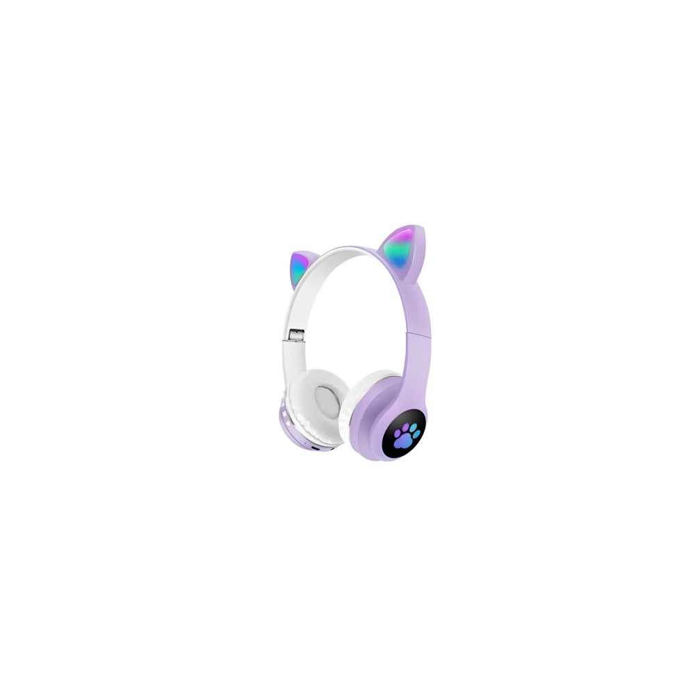 Ασύρματα/Ενσύρματα Παιδικά Ακουστικά Bluetoth – FM – AUX – MicroSD On Ear VZV-28M-P Μωβ