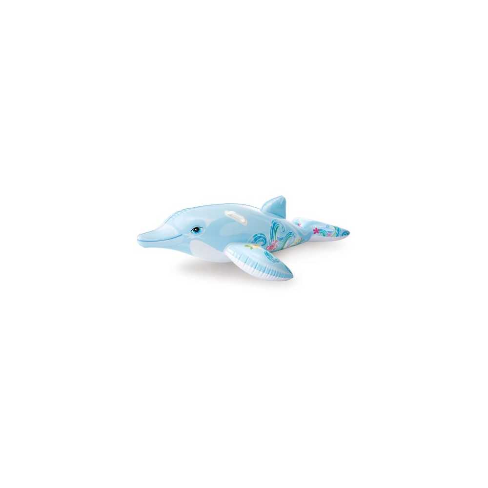 Παιδικό Φουσκωτό Θαλάσσης Δελφίνι με Χειρολαβές INTEX Μπλε
