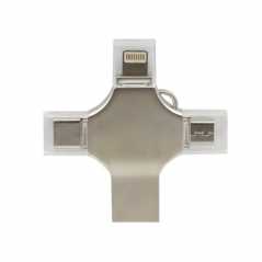 USB Stick 3.0 32GB με Βύσμα USB-A, Type-C, Micro USB και Lightning TR-2026