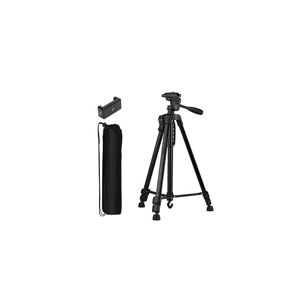 Επαγγελματικό Τρίποδο – Φωτογραφικό με Ρυθμιζόμενο Ύψος 50-140cm και Γάντζο για Φωτογραφικές Μηχανές και Ring Light 3366