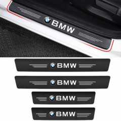 Σετ Προστατευτικά Εσωτερικά Μασπιέ Πόρτας Carbon Style Αυτοκόλλητα 4 Τεμάχια BMW HW-0214
