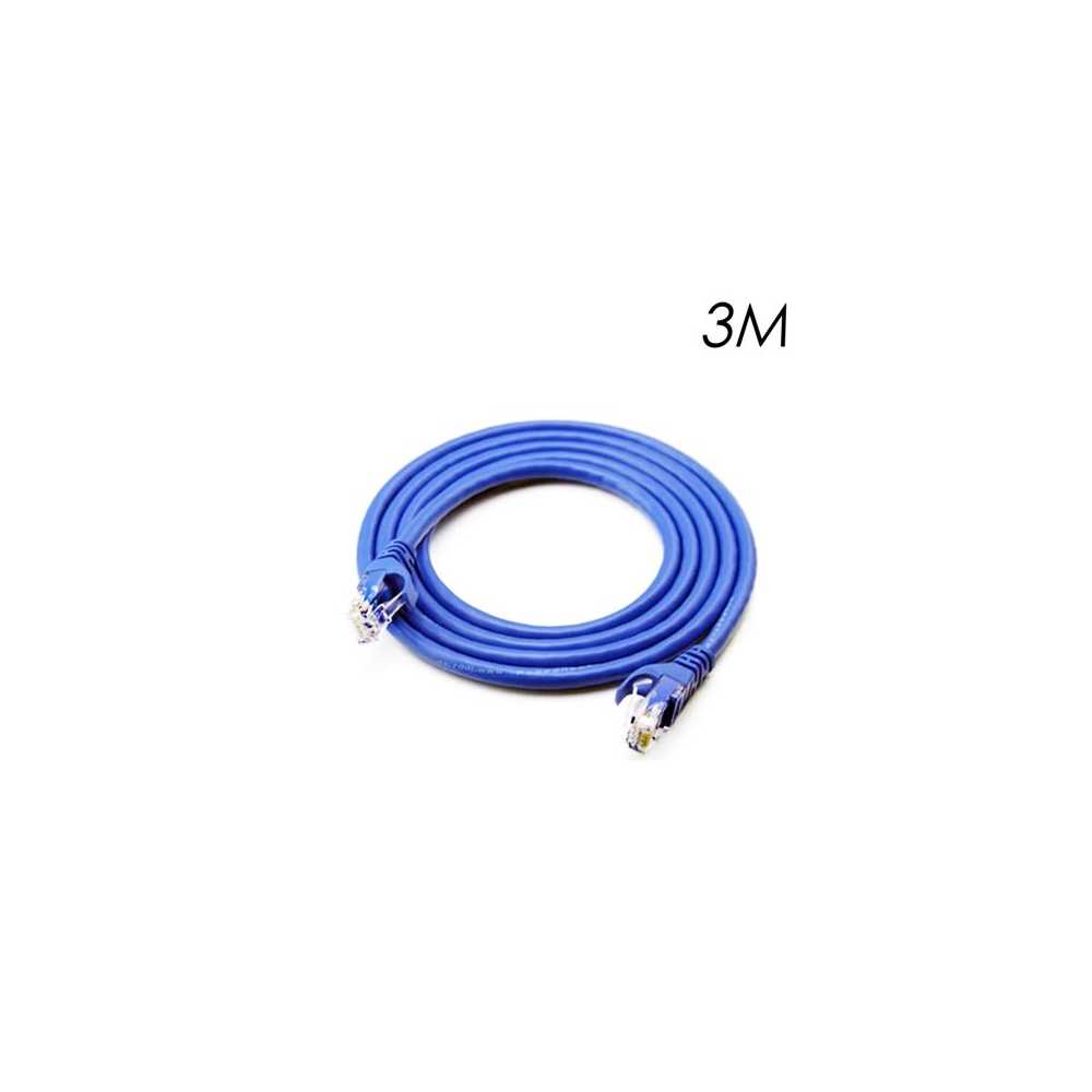 Καλώδιο Δικτύου Ethernet Cat6e 3m TR-2038 Μπλε