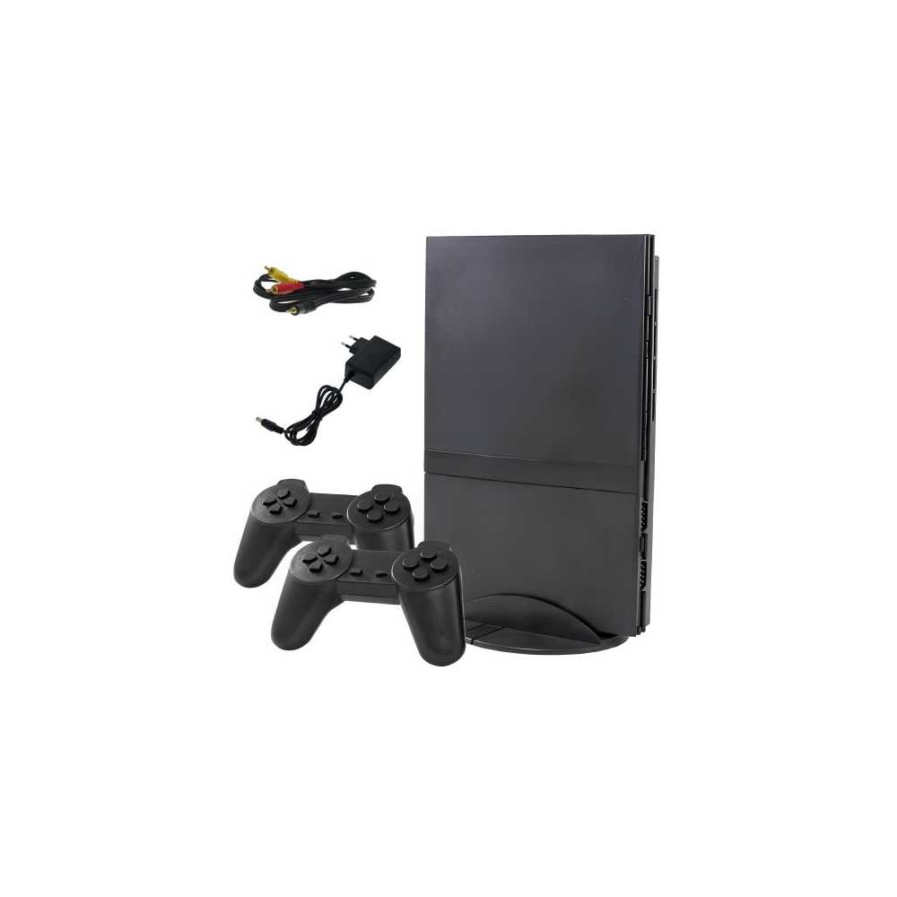 Ηλεκτρονική Κονσόλα με 2000 Παιχνίδια Τύπου PS2 με 2 Ασύρματα Χειριστήρια Gamepad LEHUAI V-008