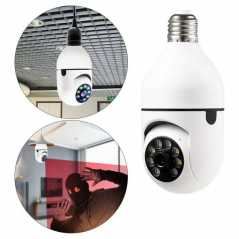 IP Κάμερα Παρακολούθησης για Ντουί E27 Wi-Fi 1080p Εσωτερικού Χώρου με Αμφίδρομη Επικοινωνία και Φακό 3.6mm Jortan JT-8177
