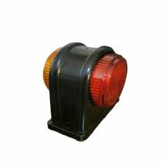 Πλαϊνό φωτιστικό σήμανσης led με πορτοκαλί/κόκκινο φως διπλής όψης για ρυμουλκούμενα φορτηγών 24v (ζευγάρι) HW-0200