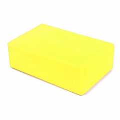 Τούβλο για Yoga 23x16x7cm Κίτρινο