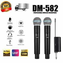 Επαγγελματικά διπλά ασύρματα μικρόφωνα χειρός για Stage Karaoke, Ηχογράφηση φωνής DM-582
