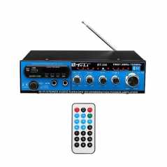 Ενισχυτής με Λειτουργία Karaoke-Bluetooth-FM-USB-TF-AUX και Τηλεχειριστήριο 12V/220V BT-306