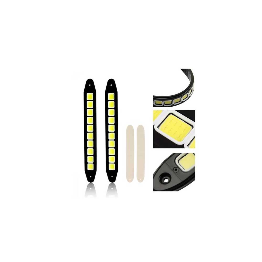 DRL Φώτα Ημέρας – Προβολάκια – Φώτα Ομίχλης – Προφυλακτήρα 12V 20W IP67 Σετ 2τμχ OYQP-0080 Ψυχρό Λευκό