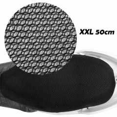 Αεριζόμενο Αντιολισθητικό Κάλυμμα Σέλας Μοτοσυκλέτας XXL 50cm Μαύρο