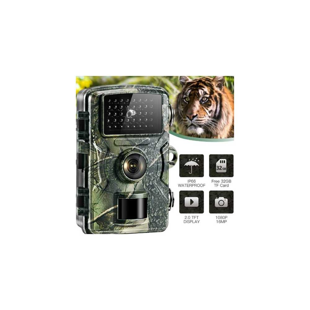Υπέρυθρη αδιάβροχη κάμερα κυνηγιού Night Vision Trail 2? 1080P 16MP LW4066