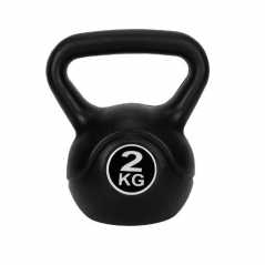 Kettlebell από PVC 2kg 25566-30 Μαύρο