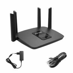 Ασύρματο Router Wi?Fi 2.4 και 5GHz με 4 Θύρες Ethernet Pix-Link LV-AC06 Μαύρο