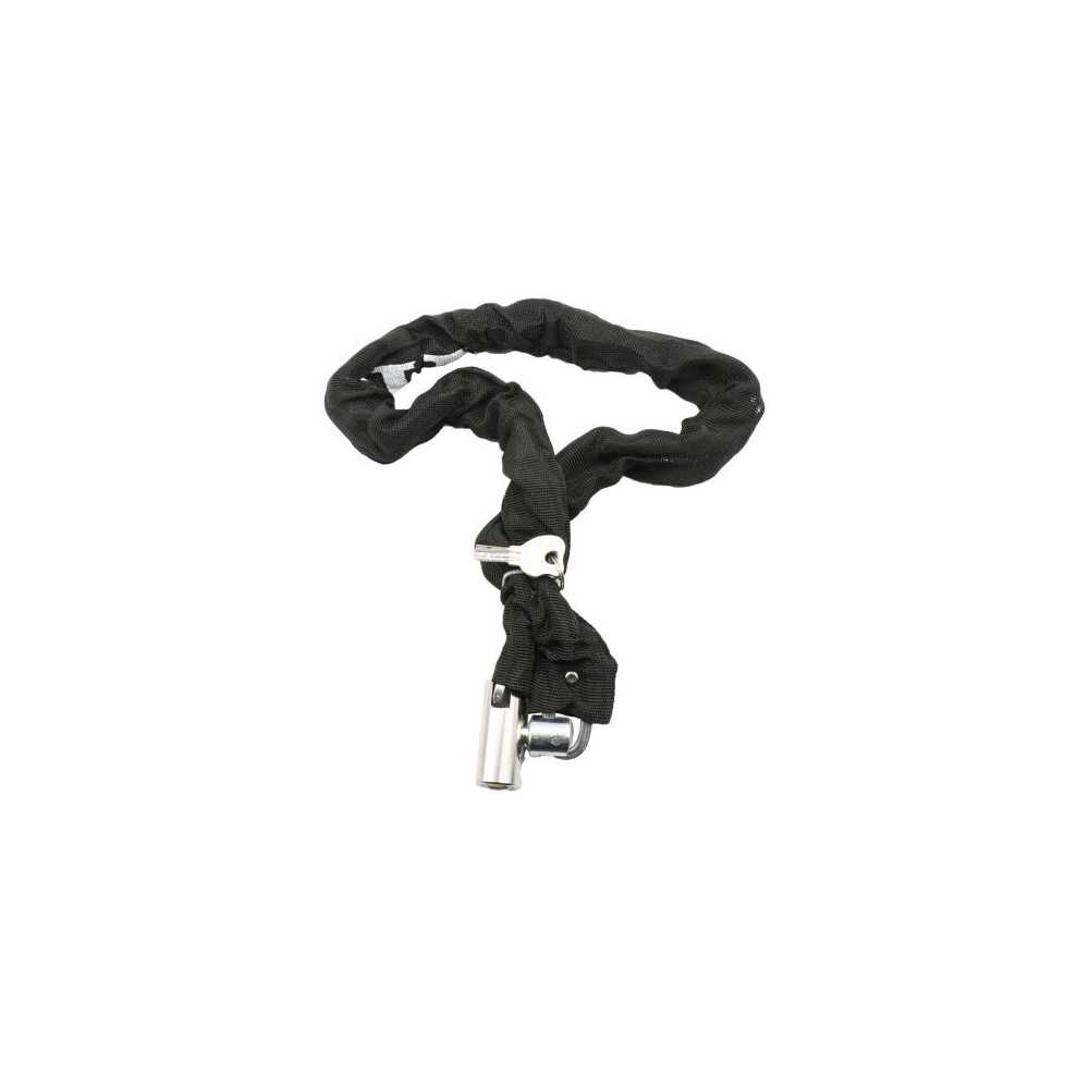 Αντικλεπτική Αλυσίδα Μοτοσυκλέτας με Κλειδαριά 1m W11586-20 Μαύρο