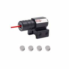 Laser Σκόπευτρο για Ράγες Όπλου με Κόκκινη Δέσμη 650nm Μαύρο