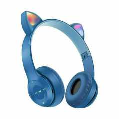 Ασύρματα/Ενσύρματα Παιδικά Ακουστικά Bluetoth – FM – AUX – MicroSD On Ear P47M Μπλε