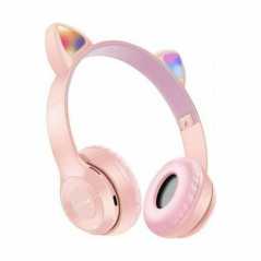 Ασύρματα/Ενσύρματα Παιδικά Ακουστικά Bluetoth – FM – AUX – MicroSD On Ear P47M-P Ροζ