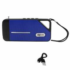 Φορητό Ηχείο Bluetooth με Ραδιόφωνο TF, USB, και Ηλιακό Πάνελ SY-959-BL Μπλε