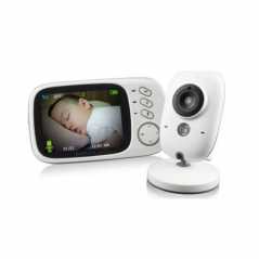 Ενδοεπικοινωνία Μωρού με Κάμερα-Ήχο και Οθόνη 3.2? VB603 Λευκή